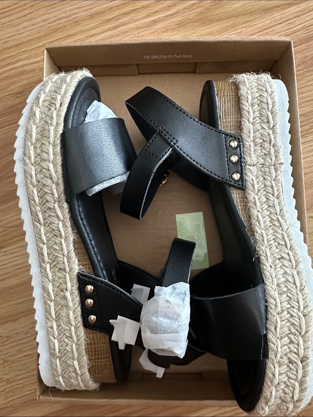 Cushionaire Black Espadrille Women's Sandals